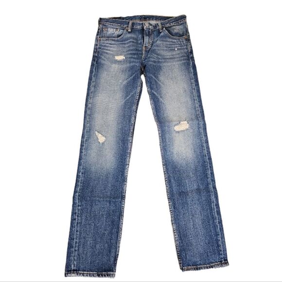 Levi's Other - Levi's 511 29x30 Distressed Blue Jeans